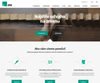 Ipaslovakia.sk(IPA Slovakia) Screenshot