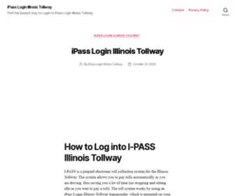 Ipassloginillinoistollway.com(Find the Easiest way to Login to iPass Login Illinois Tollway) Screenshot
