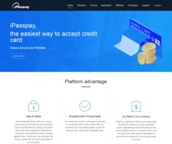 Ipasspay.com(Accept credit card payments online) Screenshot