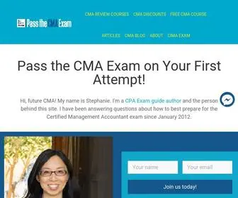 Ipassthecmaexam.com((#1 CMA Exam Prep Guide)) Screenshot
