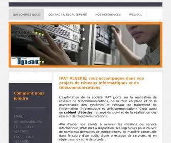 Ipatdz.info(IPAT ALGERIE société de services informatiques et de télécommnuication) Screenshot