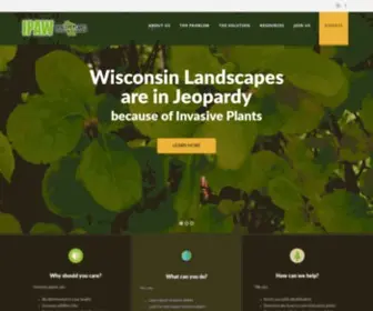 Ipaw.org(Invasive Plants Association of Wisconsin (IPAW)) Screenshot