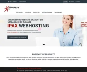 Ipax.at(Server Anbieter) Screenshot