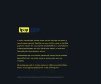 Ipaytotal.com(Power your payments) Screenshot