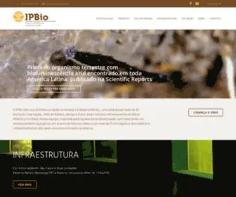 Ipbio.org.br(Instituto de Pesquisas de Biodiversidade) Screenshot