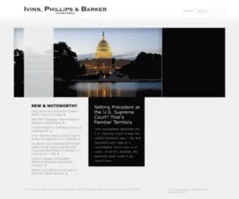Ipbtax.com(Ivins, Phillips & Barker) Screenshot