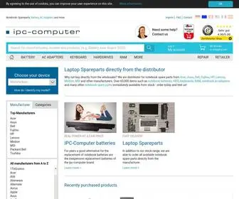 IPC-Computer.eu(Laptop Spare Part Shop with Laptop Repair Service for Acer) Screenshot
