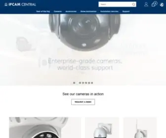 Ipcam-Central.com(IPCam Central where you buy IP Cameras for Home and Business) Screenshot