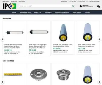 Ipccomercial.com.br(Trilho Roletado Flow Rack) Screenshot