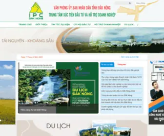 IpCDaknong.com.vn(Trung tâm Xúc tiến Đầu tư) Screenshot