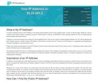 Ipchecker.io(Ipchecker) Screenshot