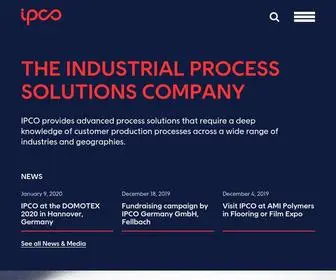 Ipco.com(THE INDUSTRIAL PROCESS SOLUTIONS COMPANY) Screenshot