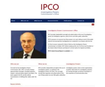 Ipco.org.uk(Investigatory Powers Commissioner's Office) Screenshot