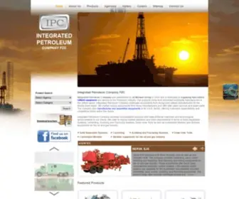 Ipcoil.ae(Integrated Petroleum Company for Oil field services) Screenshot