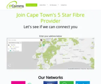 Ipcomms.co.za(Fibre Internet Service Provider in Cape Town) Screenshot