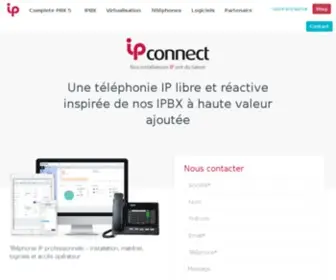 Ipconnect.fr(Votre interlocuteur pour les IPBX et la VoIP) Screenshot