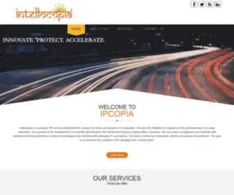 Ipcopia.com(Intellocopia IP Services) Screenshot