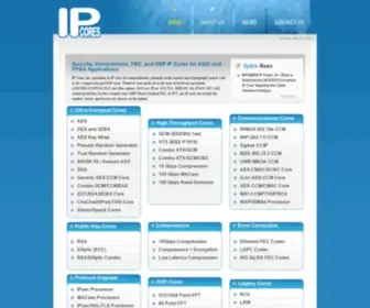 Ipcores.com(IP Cores) Screenshot