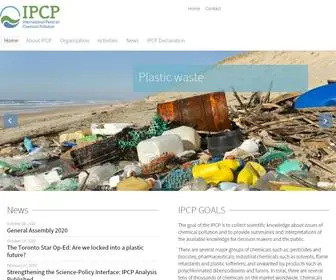 IPCP.ch(The International Panel on Chemical Pollution) Screenshot