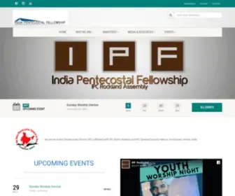 Ipcrockland.com(India Pentecostal Fellowship) Screenshot