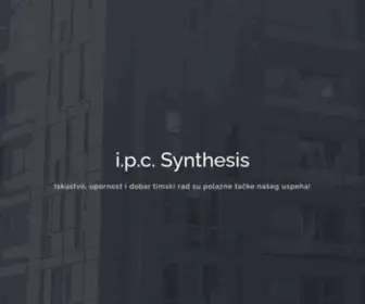 Ipcsynthesis.com(I.p.c Synthesis) Screenshot