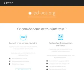 IPD-Aos.org(Accueil) Screenshot