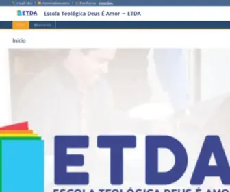 Ipdacursos.com.br(Escola Teológica Deus É Amor) Screenshot