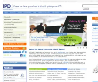 Ipdopleiding.nl(IPD opleidingen) Screenshot