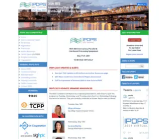 IPDPS.org(IEEE International Parallel & Distributed Processing Symposium) Screenshot