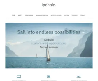 Ipebble.co.uk(Website Design for Holiday Parks) Screenshot