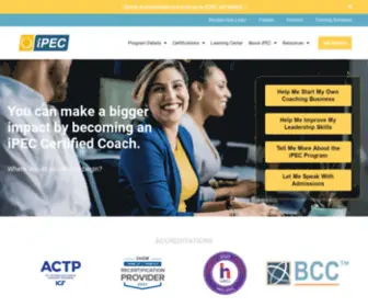 Ipec.com(ICF-Accredited Coach Training Program &amp; Life Coach Certifications) Screenshot