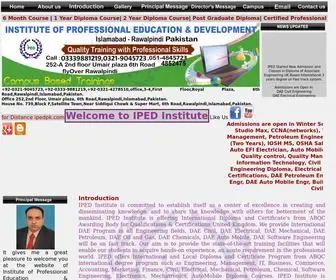 Ipedpak.com(IPED Institute) Screenshot