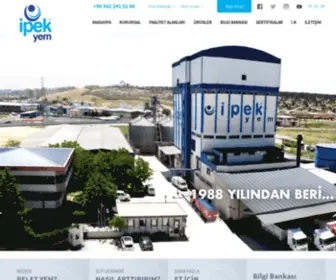 Ipekyem.com(İpek Yem) Screenshot