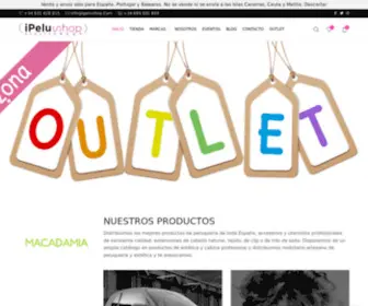 Ipelushop.com(Tienda online de productos de peluquería y estética) Screenshot