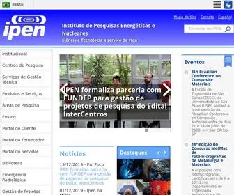 Ipen.br(Instituto de Pesquisas Energéticas e Nucleares) Screenshot