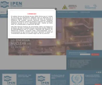 Ipen.gob.pe(Instituto Peruano de Energía Nuclear) Screenshot