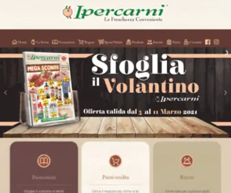 Ipercarni.com(Ipercarni Supermercati) Screenshot