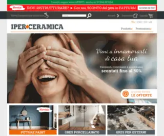 Iperceramica.it(Pavimenti, Rivestimenti, Sanitari e Arredo Bagno) Screenshot