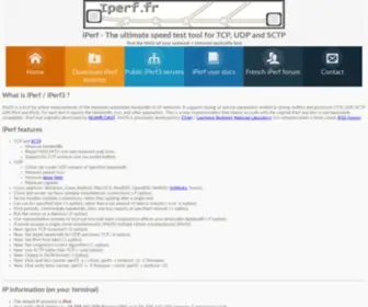 Iperf.fr(IPerf3 binaries) Screenshot