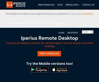 Iperiusremote.com(Iperius Remote) Screenshot