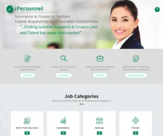 Ipersonnel.co.za(Insurance & Financial sectors Talent Acquisition and Management Consultants) Screenshot