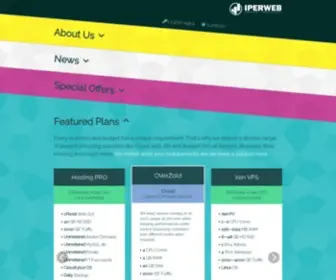 Iperweb.com(Web hosting) Screenshot