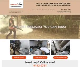 Ipestokil.com.sg(Bedbugs And Termites Specialist) Screenshot
