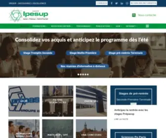 Ipesup.fr(Accueil) Screenshot