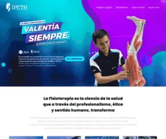 Ipeth.edu.mx(Instituto Profesional en Terapias y Humanidades) Screenshot