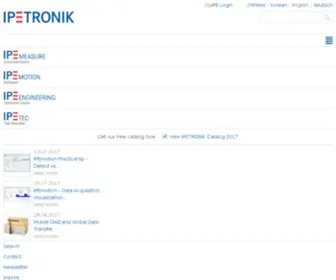 Ipetronik.com(Ipetronik) Screenshot