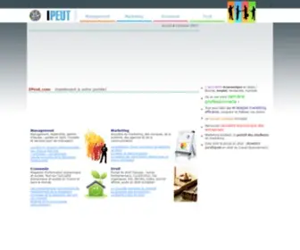 Ipeut.com(Informations management) Screenshot