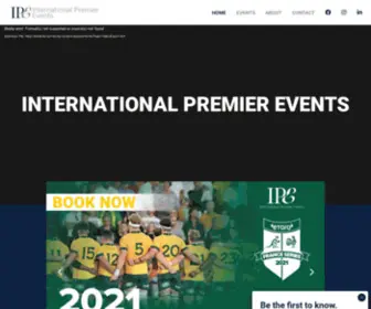 Ipevents.com.au(INTERNATIONAL PREMIER EVENTS (IPE)) Screenshot