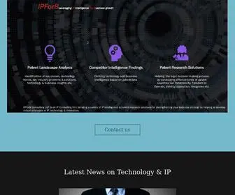 Ipforb.com(IP intelligence services) Screenshot