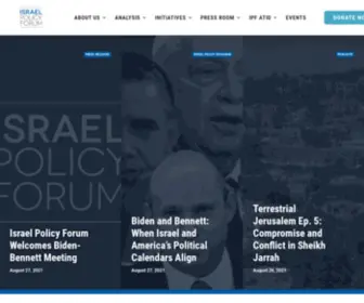 Ipforum.org(Israel Policy Forum) Screenshot